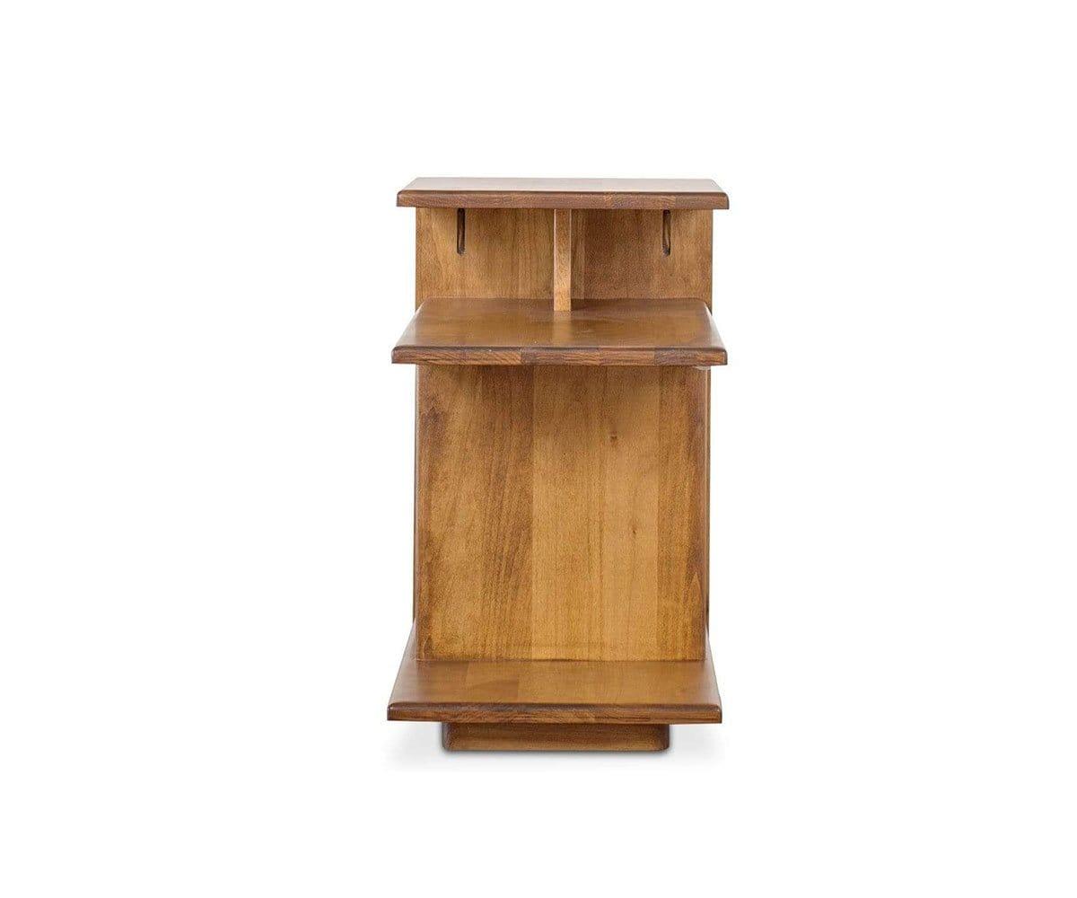Wood Castle Mid-Century End Table - Image 3