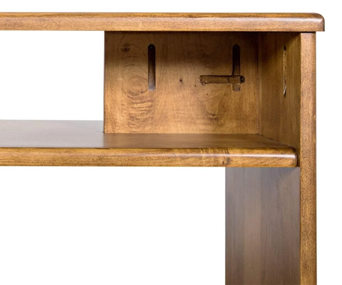 Wood Castle Mid-Century End Table - Image 5