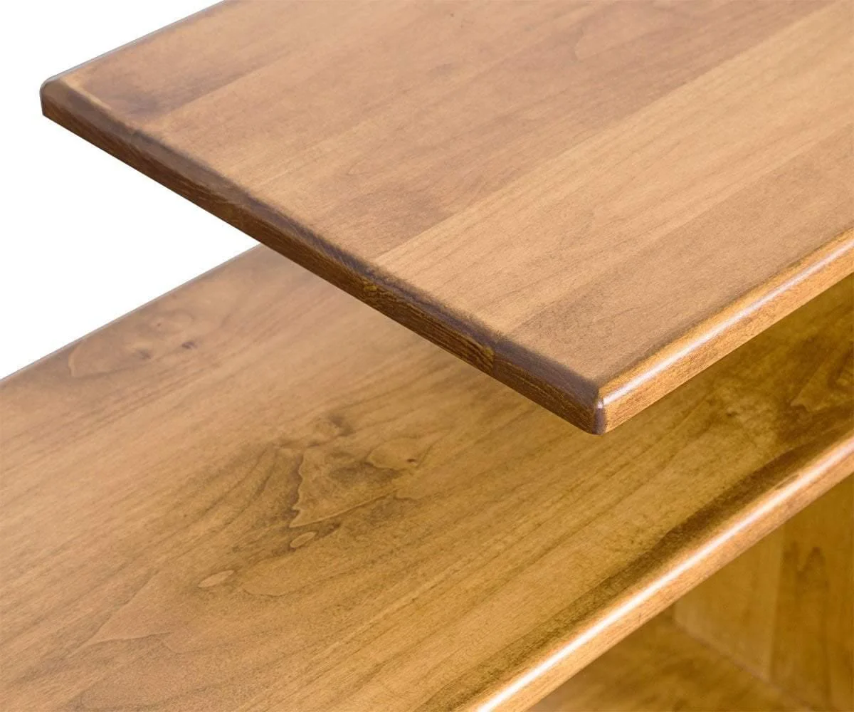 Wood Castle Mid-Century End Table - Image 6