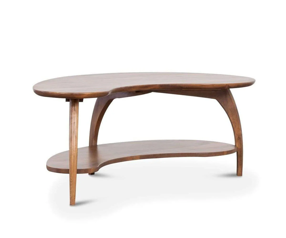 Wood Castle Tibro Coffee Table With Shelf - Image 5