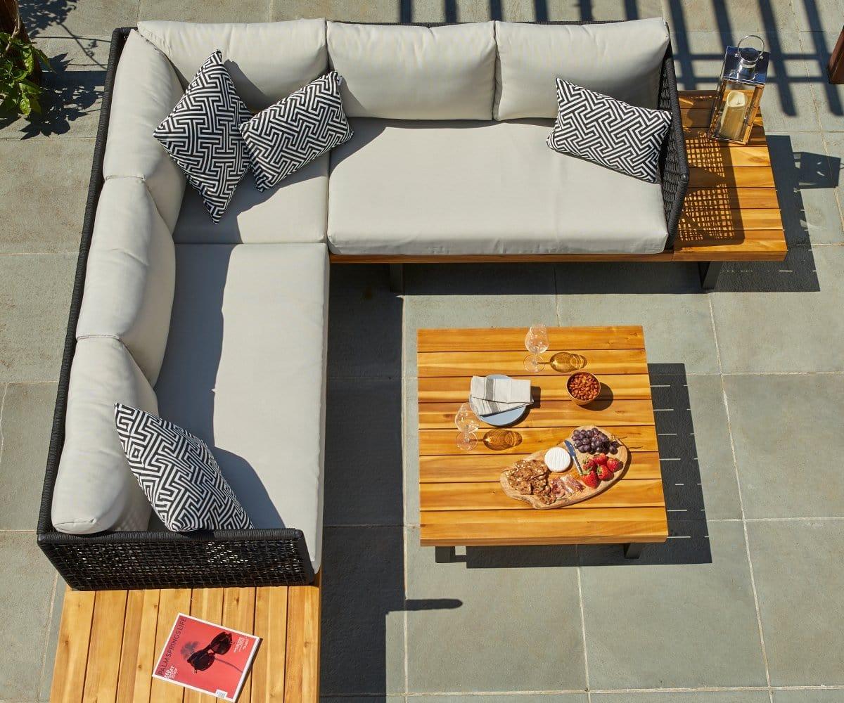 Vila Outdoor Square Coffee Table - Image 4