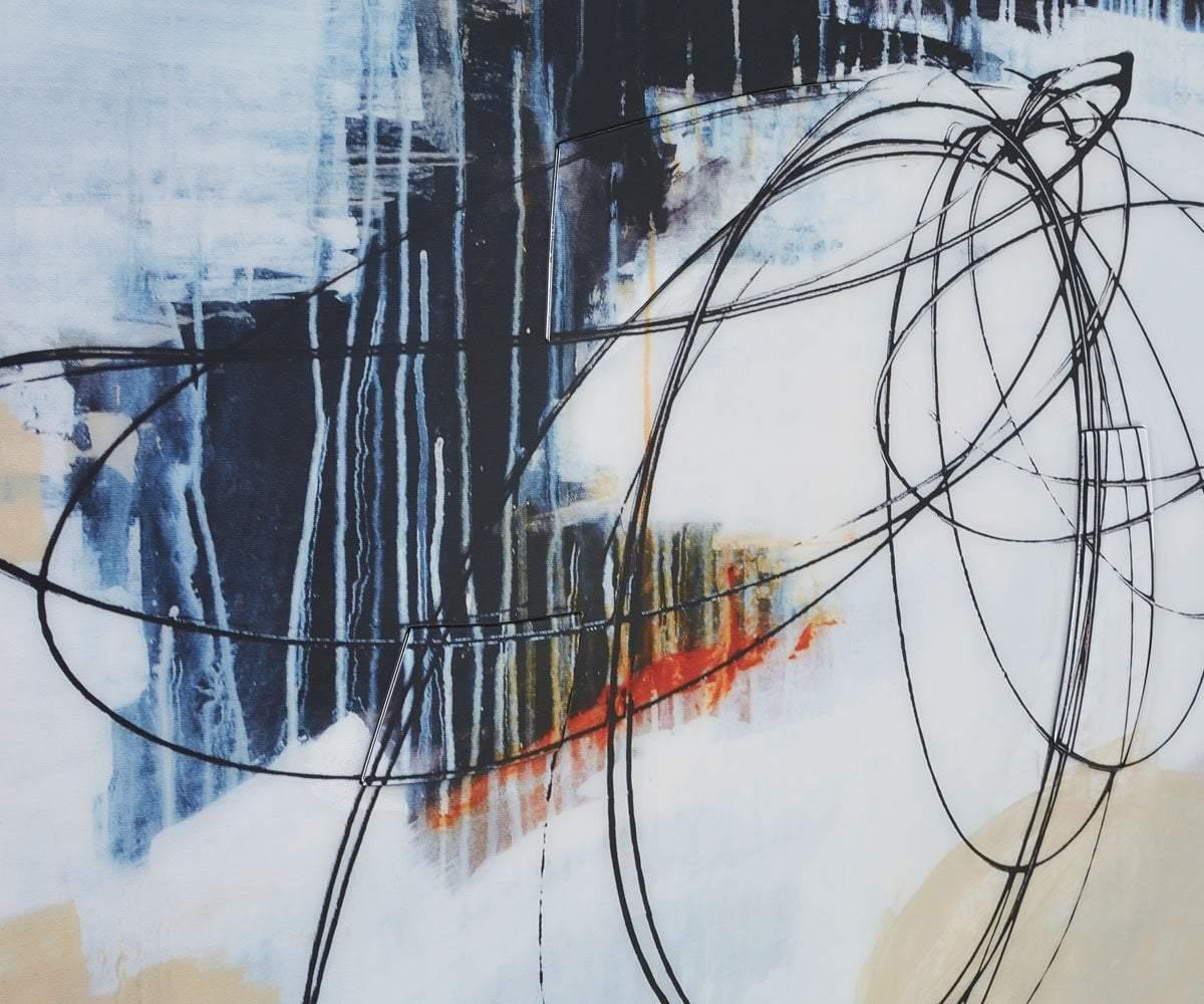 Wisps Over Neutrals Abstract - Image 3